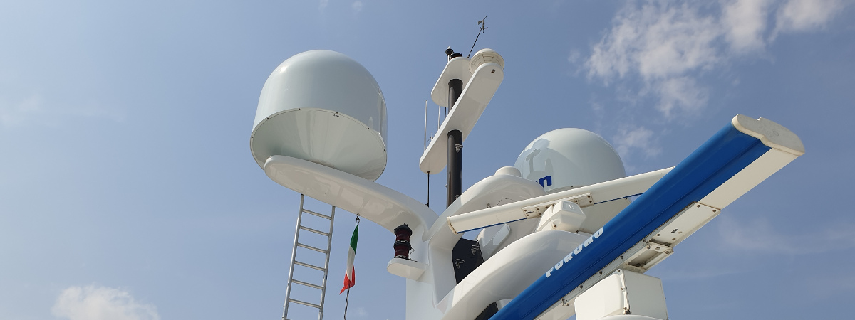 St David jacht - VSAT installatie