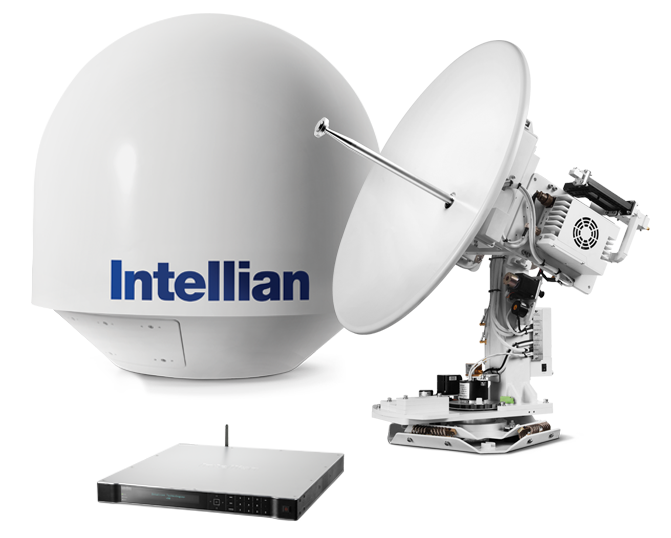 Intellian® v80 KU-band VSAT internet satellite system